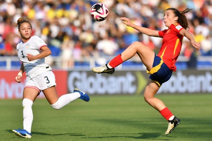 Spain v USA, 2024 FIFA U-20 Women's World Cup match between Spain and US at the Pascual Guerrero stadium in Cali, Colombia on September 1, 2024.