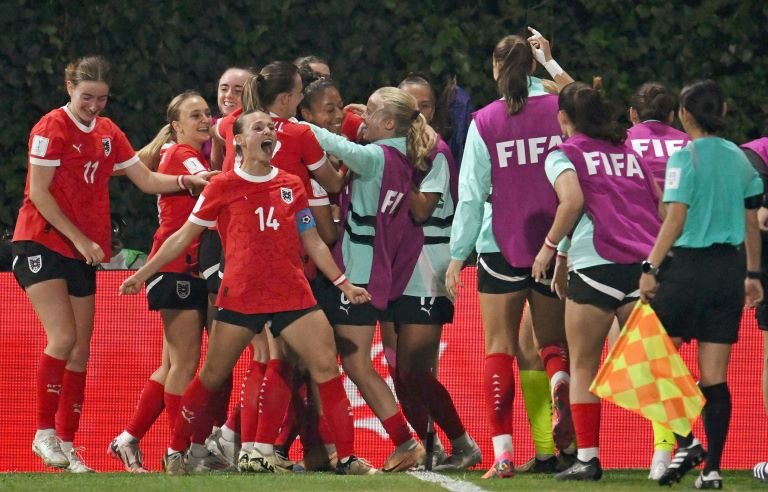 2024 FIFA U-20 Women's World Cup match between Ghana and Austria at the Metropolitano de Techo stadium in Bogota on September 2, 2024. 