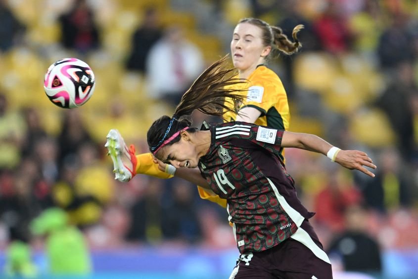 Partido de la Copa Mundial Femenina Sub-20 de la FIFA 2024 entre México y Australia en el estadio El Campín en Bogotá el 3 de septiembre de 2024.