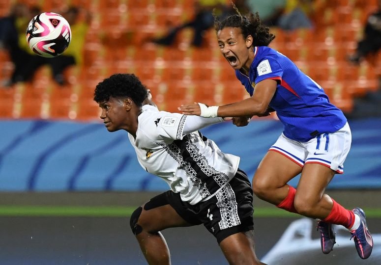 FIFA U-20 Women's World Cup match between Fiji and France at the Atanasio Girardot stadium in Medellin, Colombia, on September 6, 2024. 