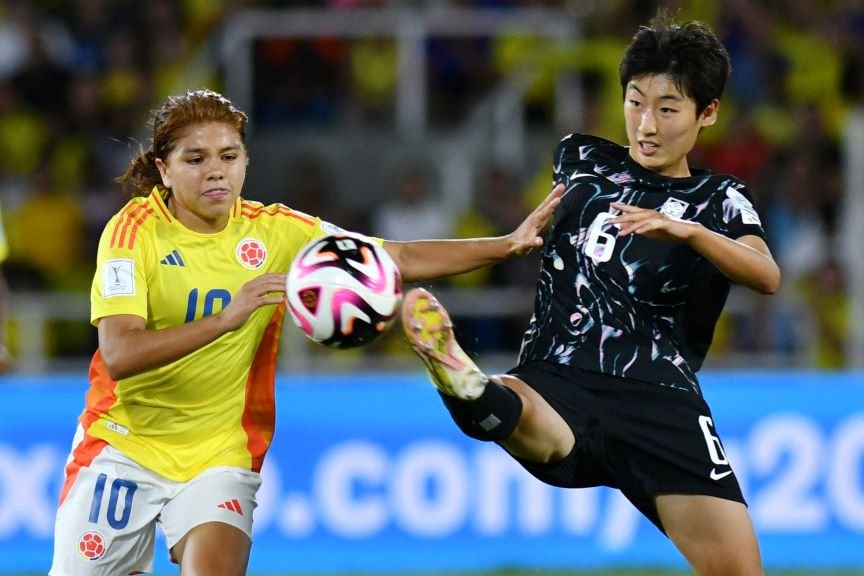 2024 FIFA U-20 Women's World Cup round of 16 match between Colombia and South Korea at the Pascual Guerrero stadium in Cali, Colombia on September 11, 2024. 