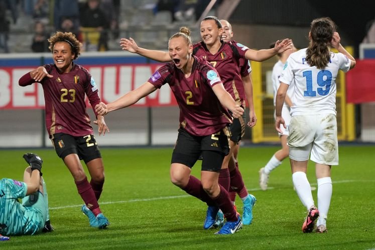 Belgium v Greece - EURO Championship Qualifier Round 1 - Play-off 2nd leg