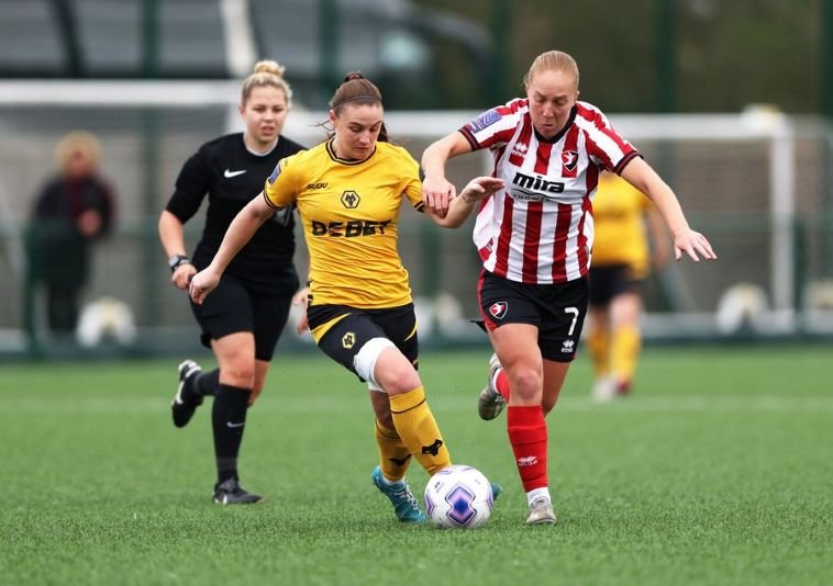 Cheltenham Town v Wolverhampton Wanderers. FA Women's National League Plate