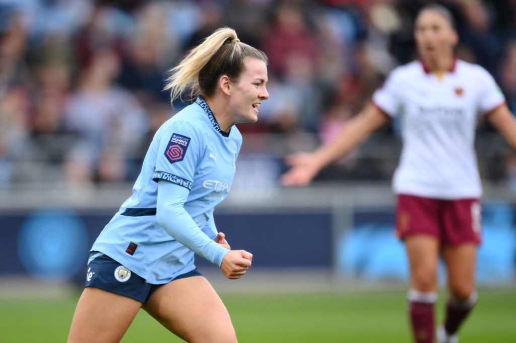 Manchester City v West Ham United - Barclays Women's Super League. Lauren Hemp