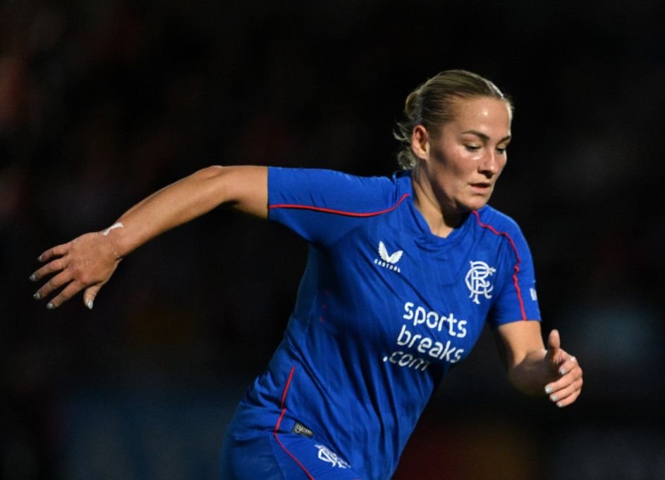 Katie Wilkinson was Rangers' matchwinner at Motherwell