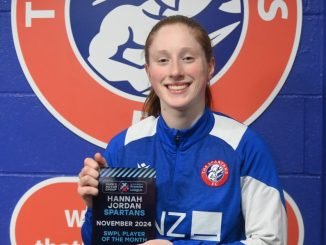 Spartans' Hannah Jordan, SWPL POTM for Nov 24