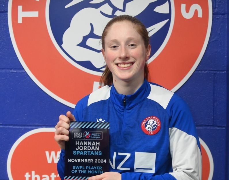 Spartans' Hannah Jordan, SWPL POTM for Nov 24