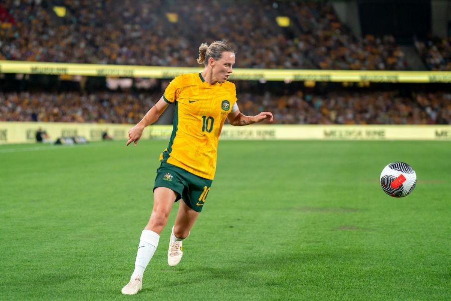 AFC Womens Olympic Qualifying Tournament Round 3 - Australia v Uzbekistan - Marvel Stadium