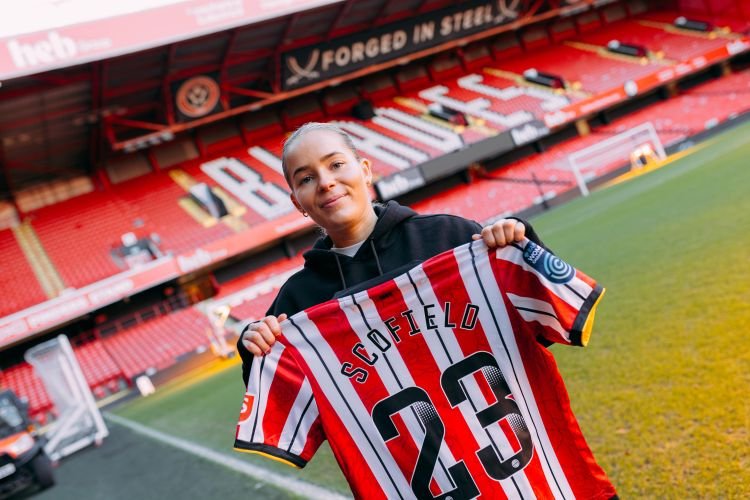 Sheffield United;s new loan signing, Connie Scofield