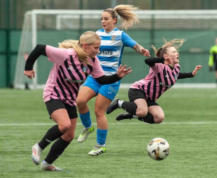 Greenock Morton Women v Westdyke Ladies at Parklea Community Sports Facility in Port Glasgow, Scotland on 19 January 2025