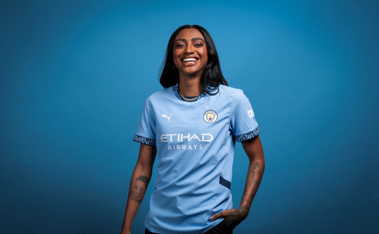 Kerolin Nicoli has joined Manchester City from North Carolina Courage