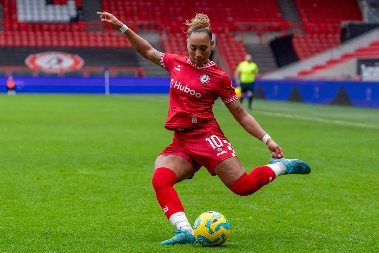 Bristol City's Lexi Lloyd Smith scored one and made two 