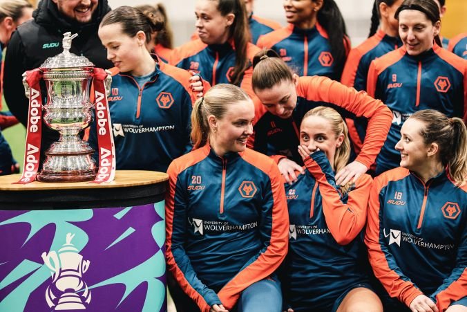 Wolves Women with FA Cup