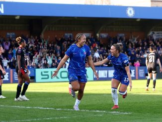 Chelsea v Crystal Palace - The Adobe Women's FA Cup Quarter Final. Lauren James 100 appearances