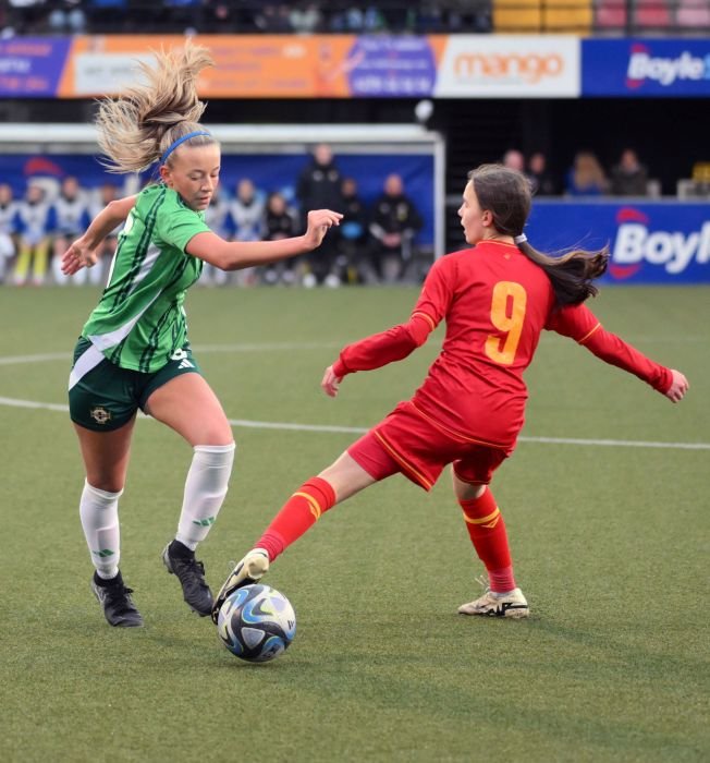 Northern Ireland WU17s v Montenegro