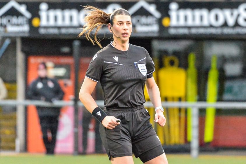 Sapir Berman became the first transgender referee of an international football match