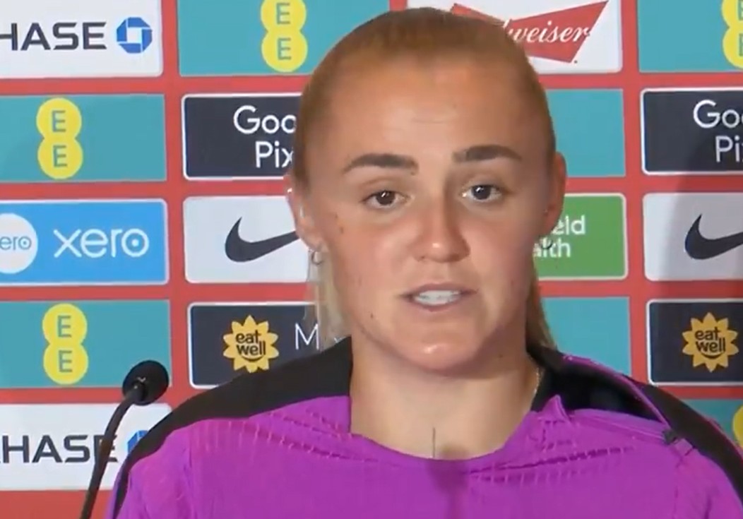 Georgia Stanway England Euro 2025 press conference