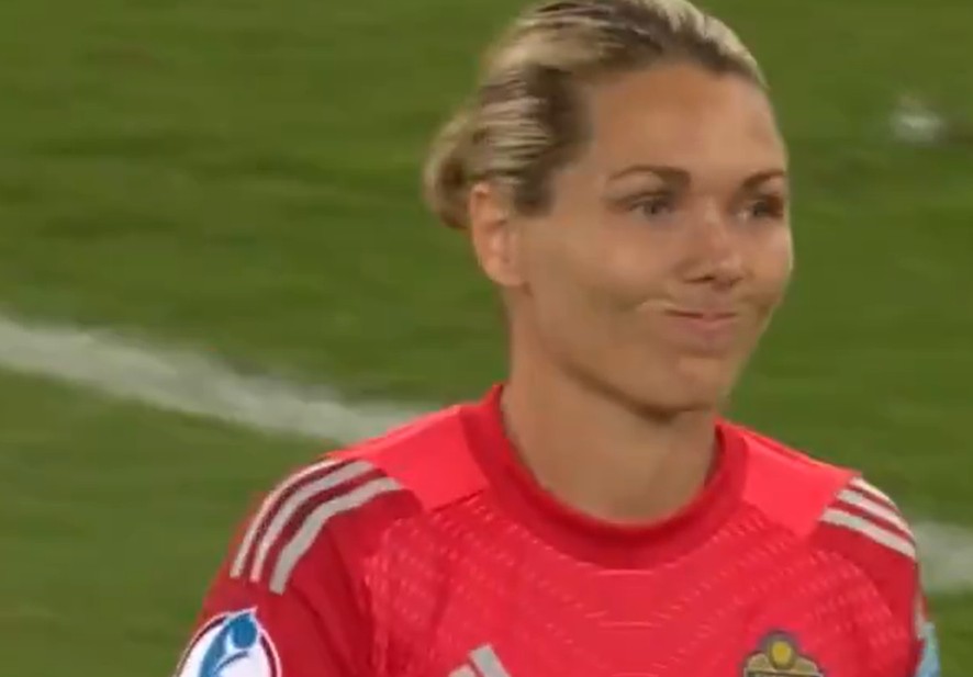 Jennifer Falk Sweden goalkeeper who missed penalty against England