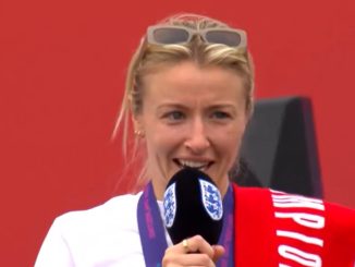 England victory parade. Leah Williamson
