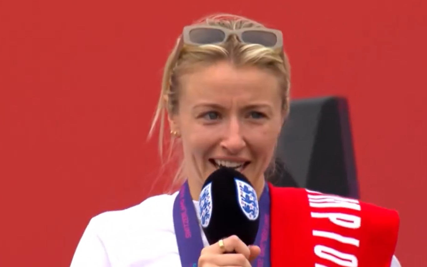 England victory parade. Leah Williamson