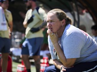 Seattle Reign head coach Laura Harvey
