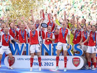 Arsenal win the UEFA Women's Champions League