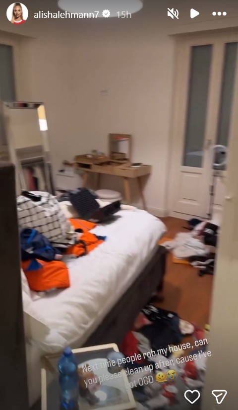 Alisha Lehmann home in Italy burgled