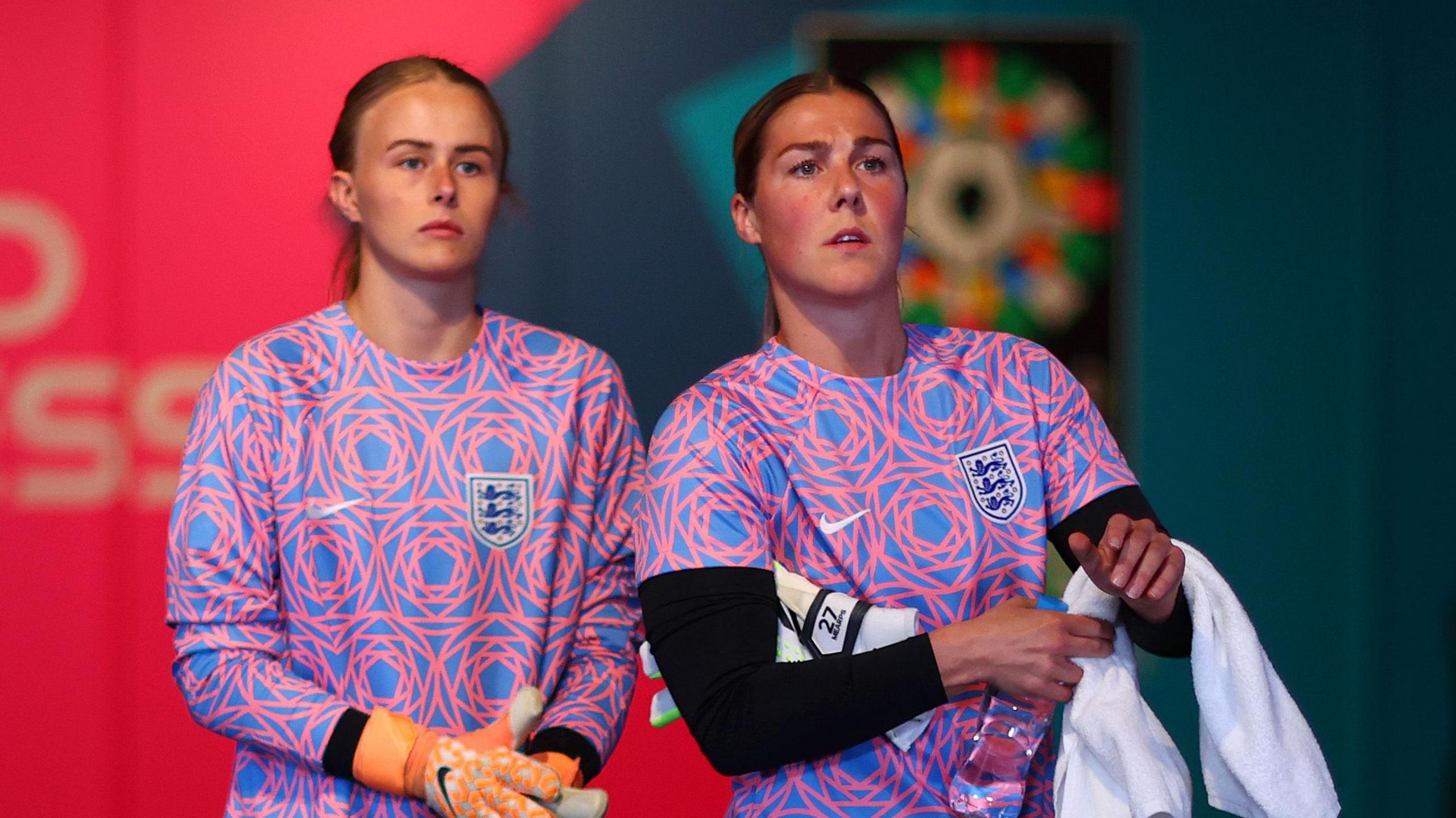 Mary Earps and Hannah Hampton