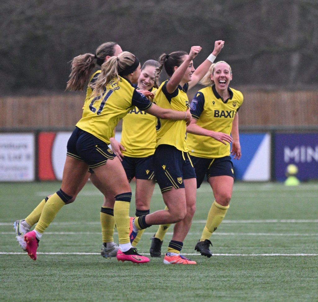 Oxford United celebrate