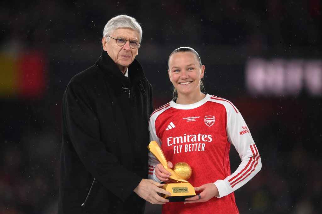 Frida Maanum and Arsene Wenger