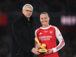 Frida Maanum and Arsene Wenger