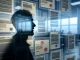 Abstract representation of unauthorized use of identity in legal proceedings, showing fragmented silhouettes and official documents.
