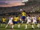 USWNT defenders under pressure from Brazil attackers during intense match in São Paulo stadium