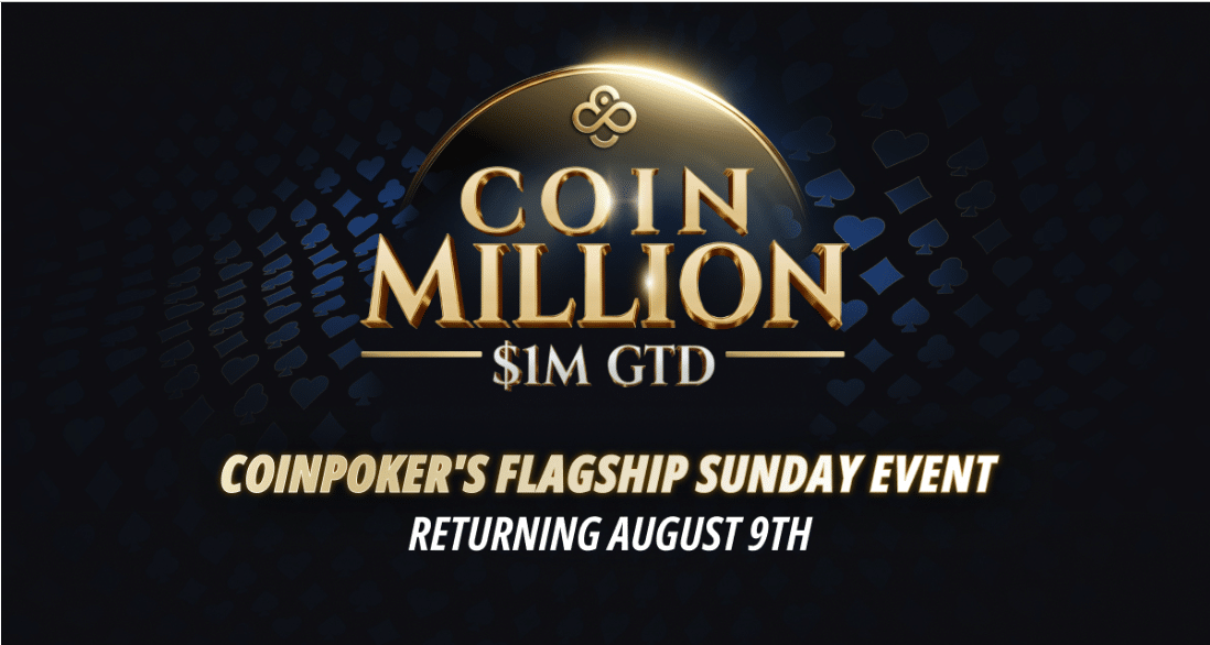$1M CoinMillion Now Monthly on CoinPoker: Dates, Satellites, Winners