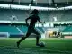 Women's football forward in a Wolfsburg-inspired kit starting a new season in Germany