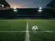 Empty Stamford Bridge pitch and match ball ahead of a Women's Champions League qualifying tie