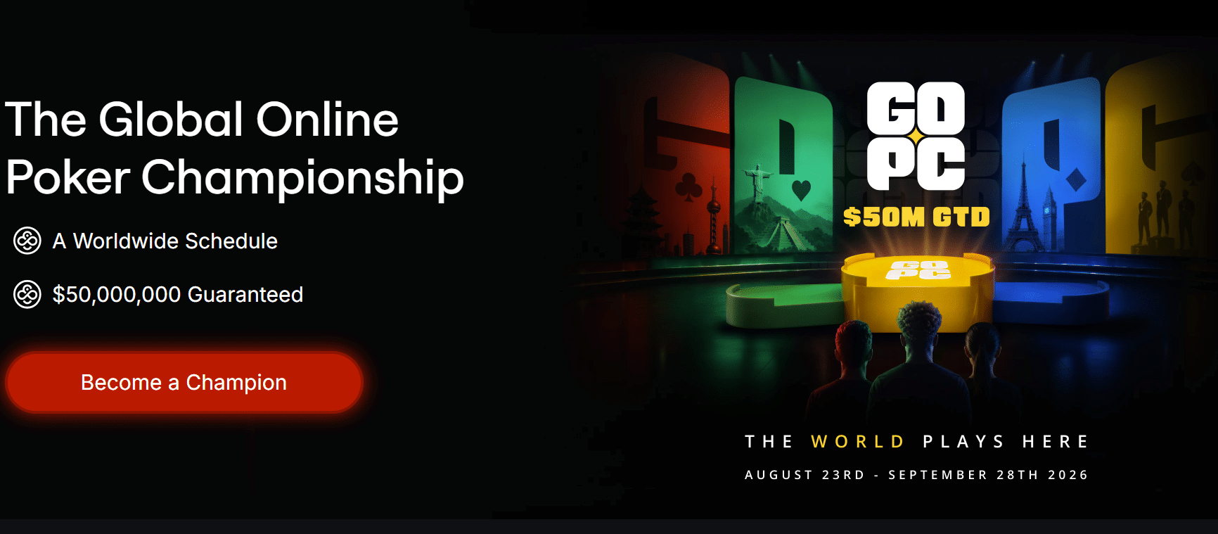CoinPoker GOPC: $50M Guaranteed Series & Regional Schedules Announced